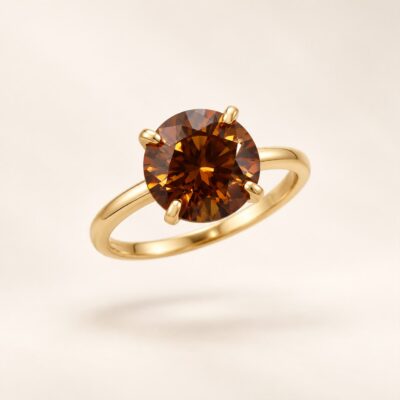 Cognac Adjustable Ring