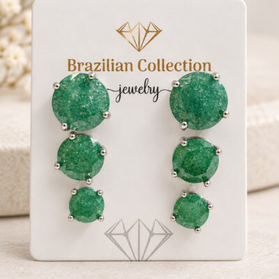Mint Green Stud Trio